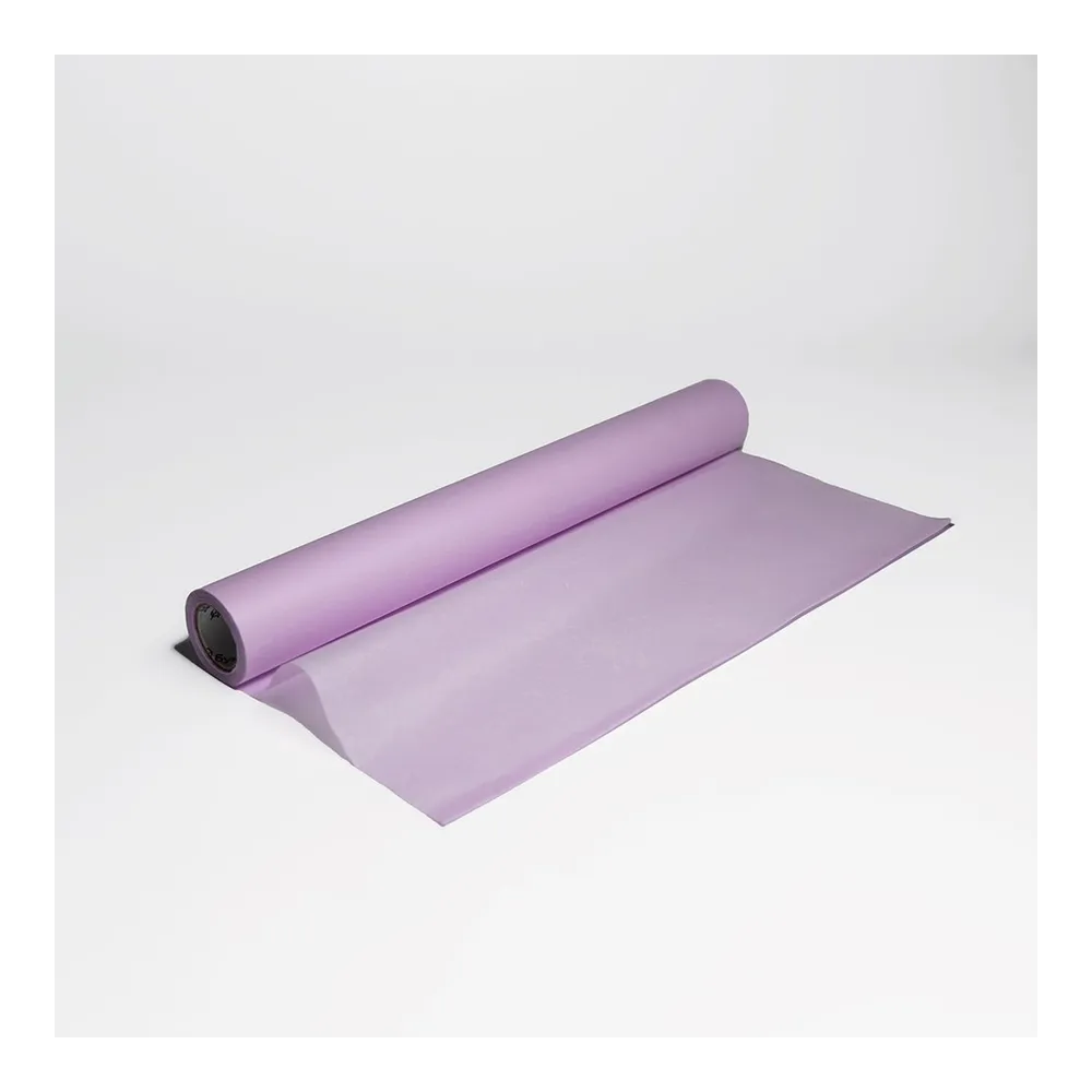 Бумага тишью в рулоне, цвет лиловый, 500мм*50м, 17 г/м2