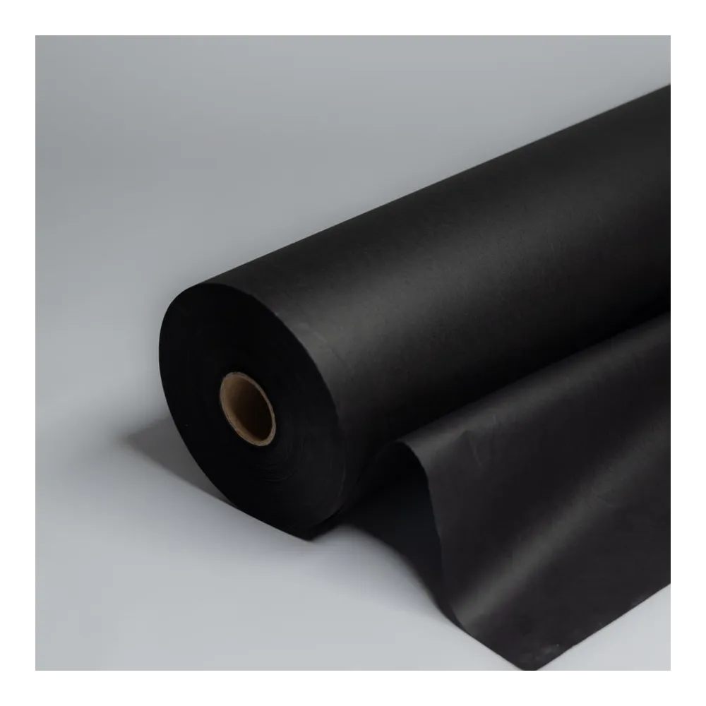 Бумага тишью в рулоне, цвет черный, 250мм*420м, 22 г/м2
