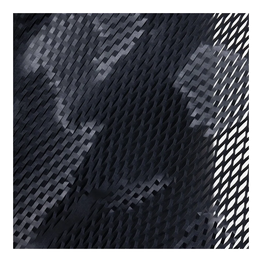 PerfectoPack, крафт-бумага сетчатая (сотовая), черная, 5 м