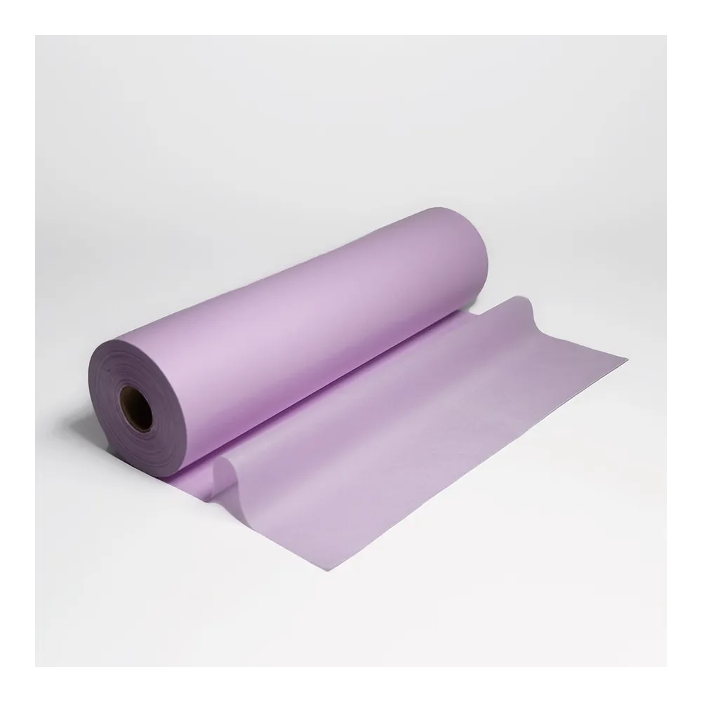 Бумага тишью в рулоне, цвет лиловый, 500мм*100м, 17 г/м2