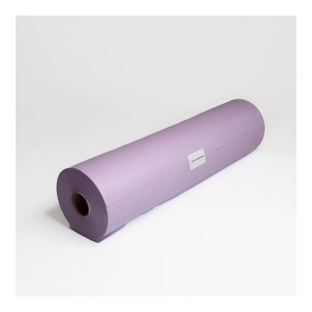 Бумага тишью в рулоне, цвет лиловый, 500мм*100м, 17 г/м2