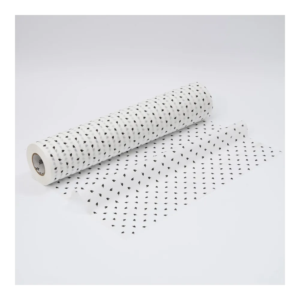 Бумага тишью в рулоне, 420мм*100м, 25 г/м2, «Тополь», цв.печати черный