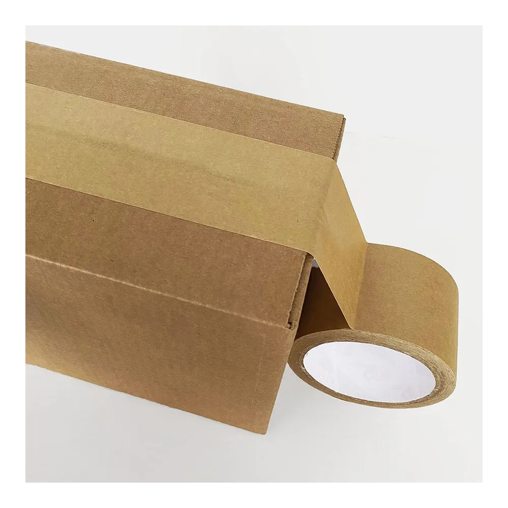 BumLenta, бумажная упаковочная клейкая крафт-лента, 50мм*50м (4 шт/уп)