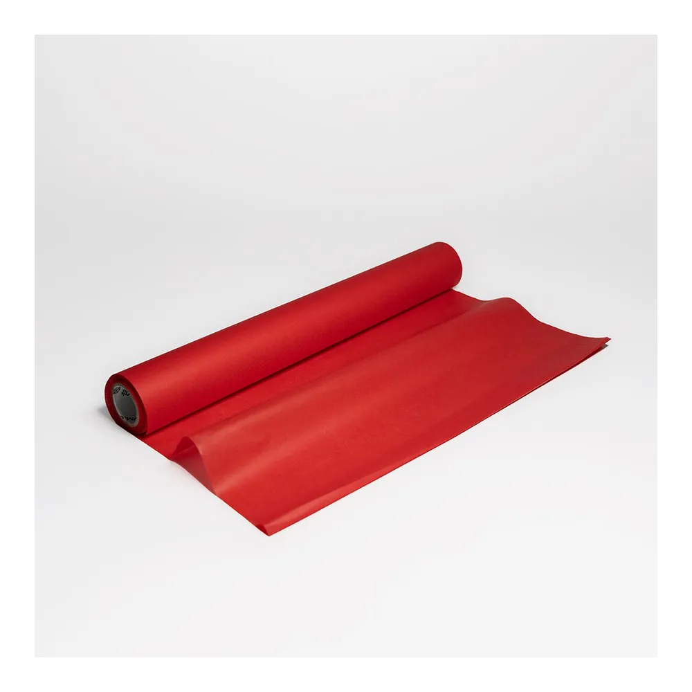 Бумага тишью в рулоне, цвет красный, 500мм*50м, 17 г/м2