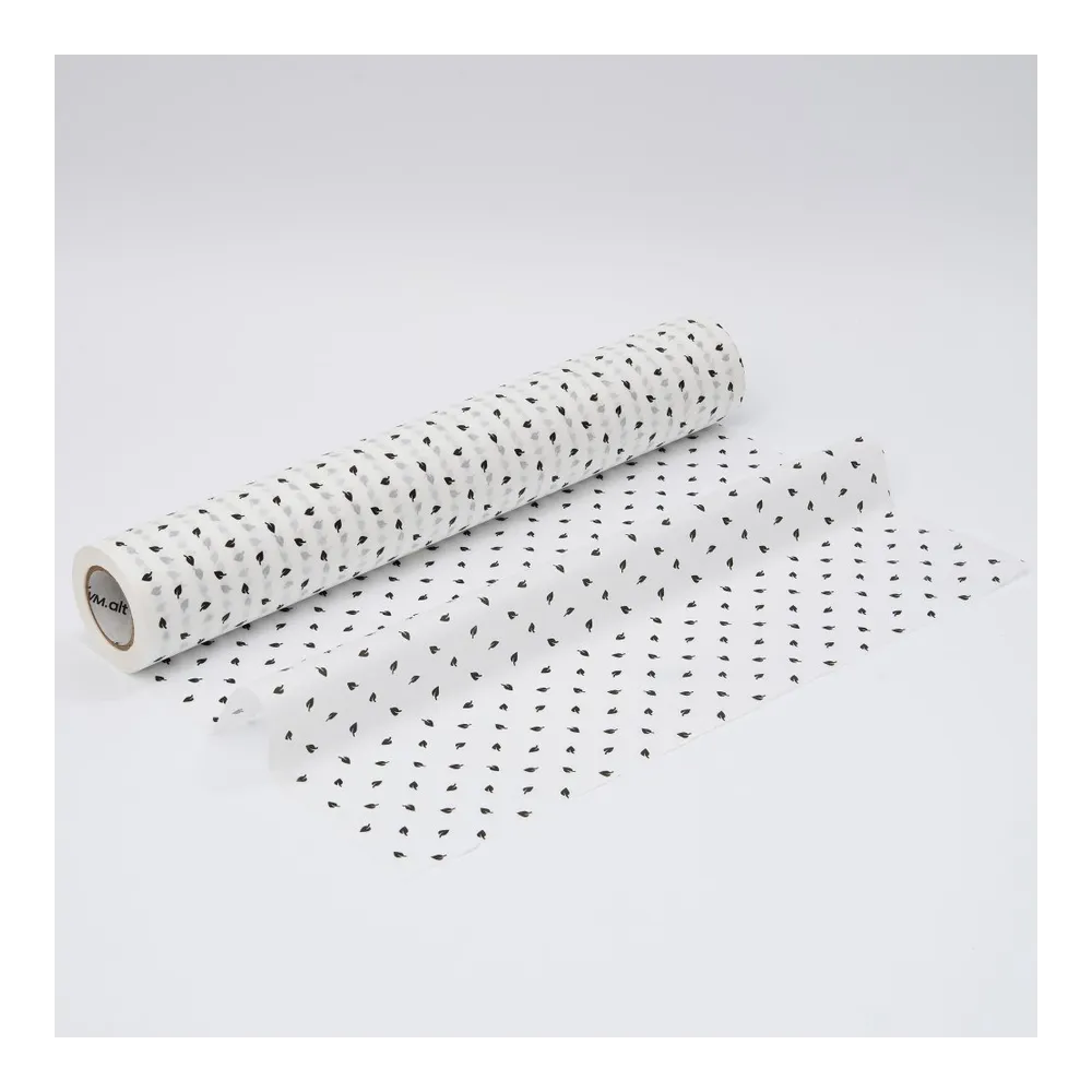 Бумага тишью в рулоне, 420мм*50м, 25 г/м2, «Тополь», цв.печати черный