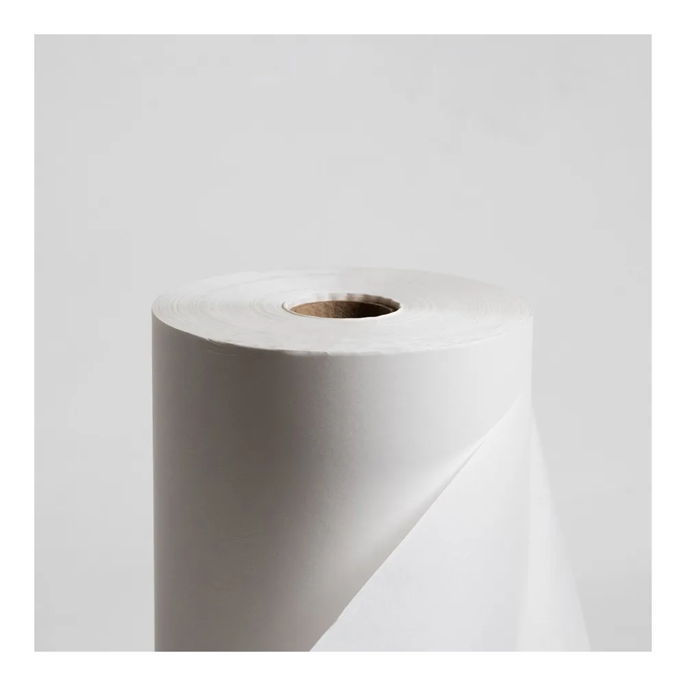 Бумага тишью в рулоне, белая, 840мм*150м, пл.25 г/м2