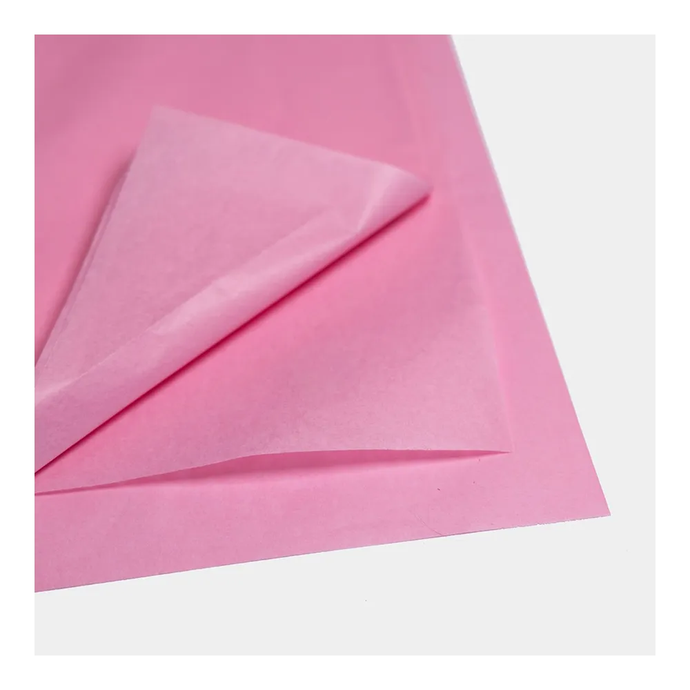 Бумага тишью, цвет пастельный розовый, 500мм*750мм, 17 г/м2 (100 листов/уп)