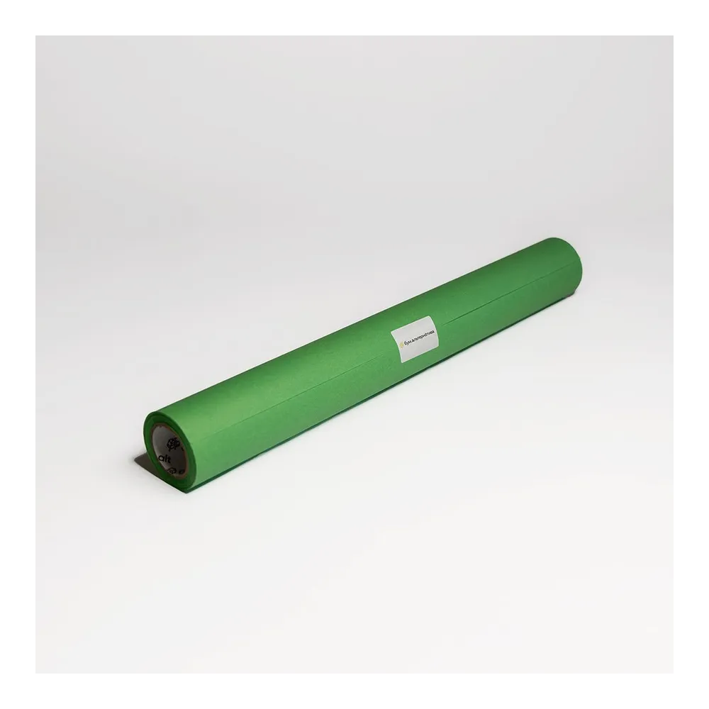 alt.Бумага, бумага тишью в рулоне, цвет зеленая трава, 500мм*50м, 17 г/м2