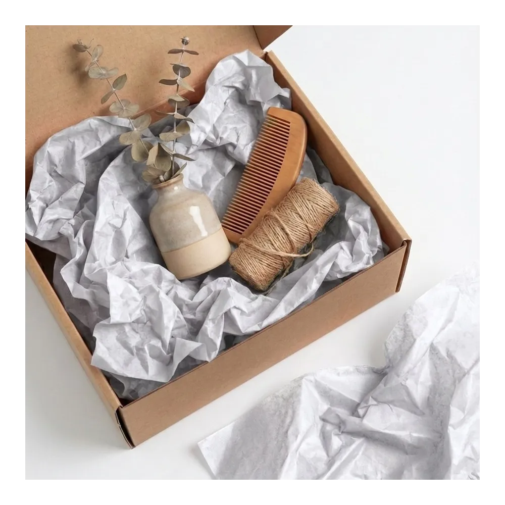 Бумага тишью, цвет серебро, 500мм*750мм, 21 г/м2 (100 листов/уп)