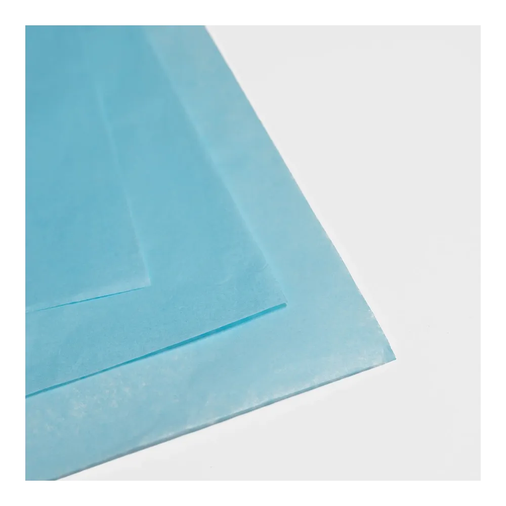 Бумага тишью, цвет арктический голубой, 500мм*750мм, 17 г/м2 (100 листов/уп)