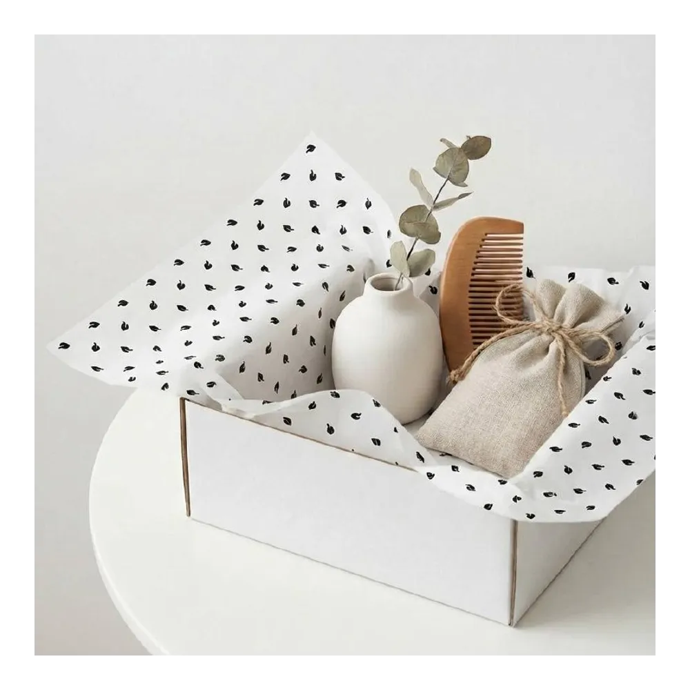 Бумага тишью в рулоне, 420мм*100м, 25 г/м2, «Тополь», цв.печати черный