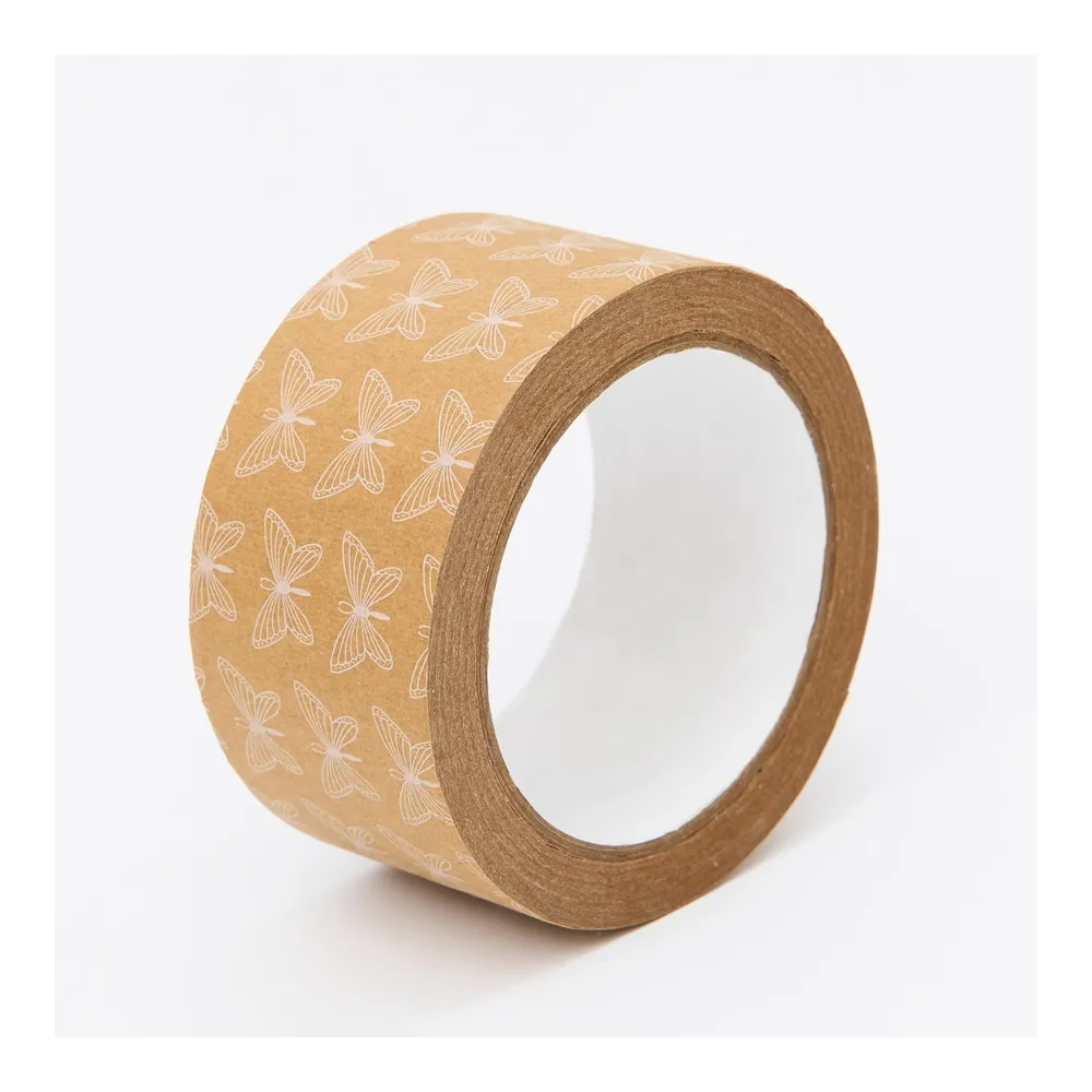 BumLenta, бумажная упаковочная крафт-лента 50мм*30м "Papilio"