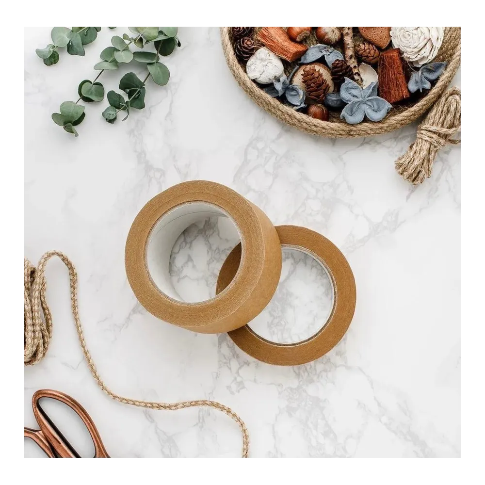 BumLenta, бумажная упаковочная клейкая крафт-лента, 50мм*50м (4 шт/уп)