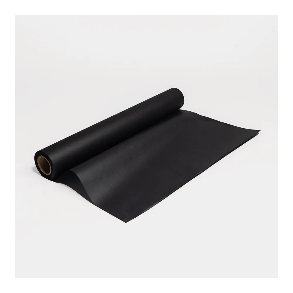 Бумага тишью в рулоне, цвет черный, 500мм*50м, 22 г/м2