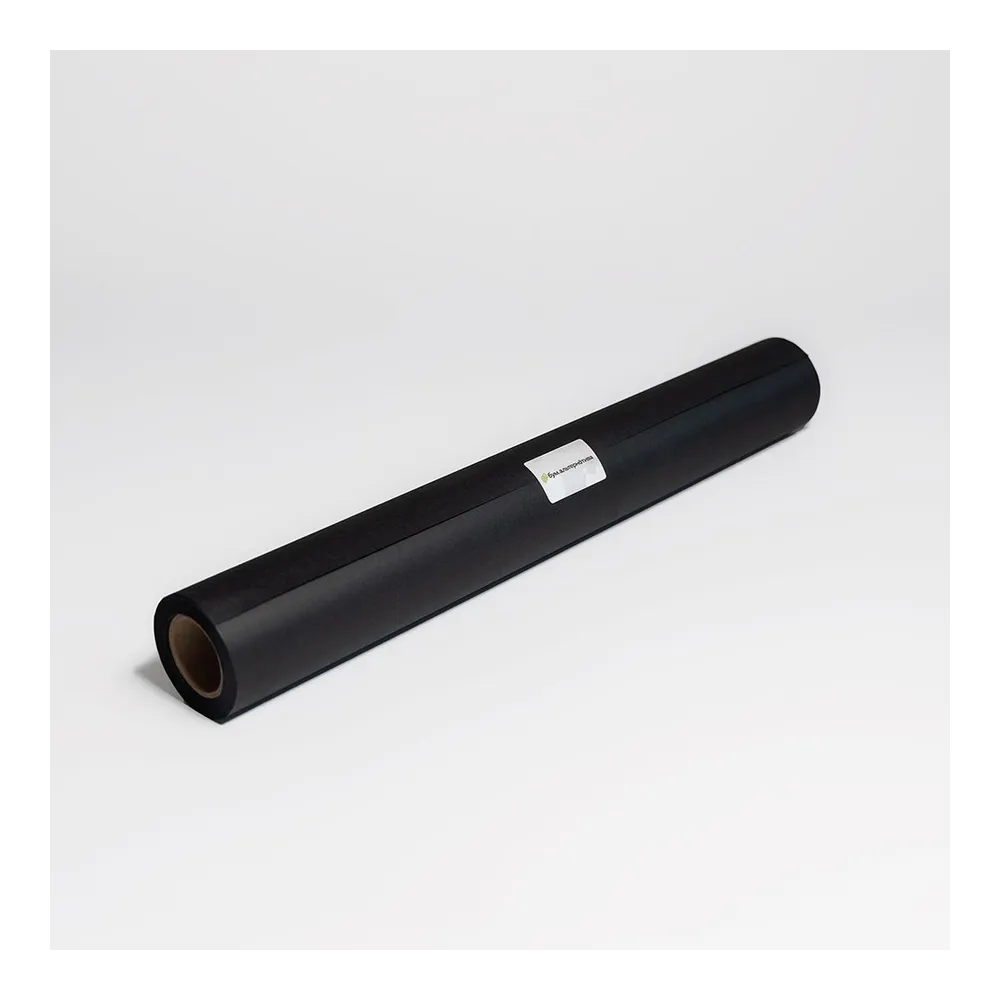 Бумага тишью в рулоне, цвет черный, 500мм*50м, 22 г/м2