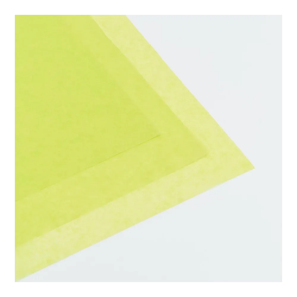 Бумага тишью, цвет зеленое яблоко, 500мм*750мм, 17 г/м2 (100 листов/уп)