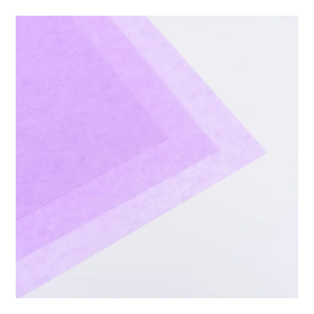 Бумага тишью, цвет сиреневый, 500мм*750мм, 17 г/м2 (100 листов/уп)