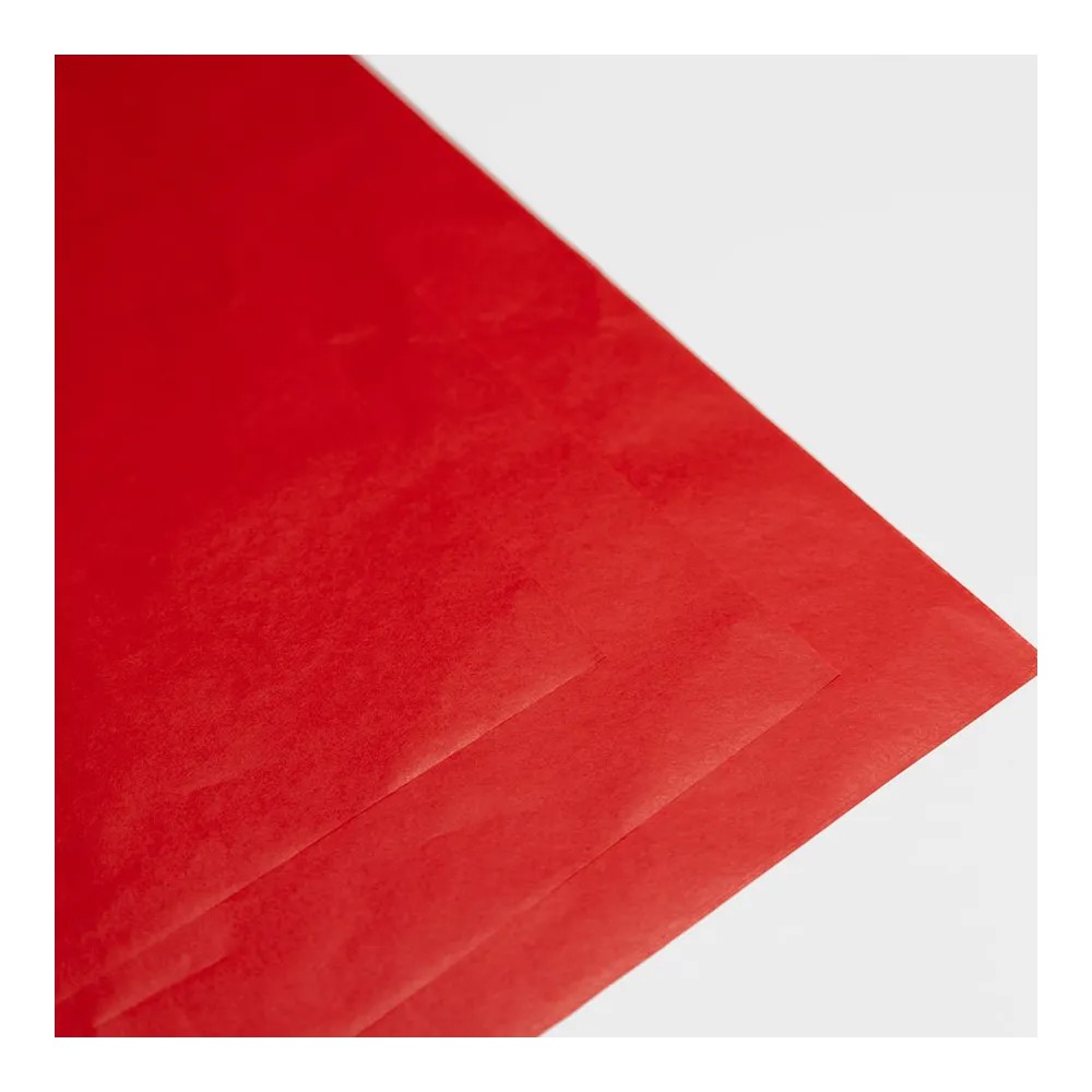 Бумага тишью, цвет красный, 500мм*750мм, 17 г/м2 (100 листов/уп)