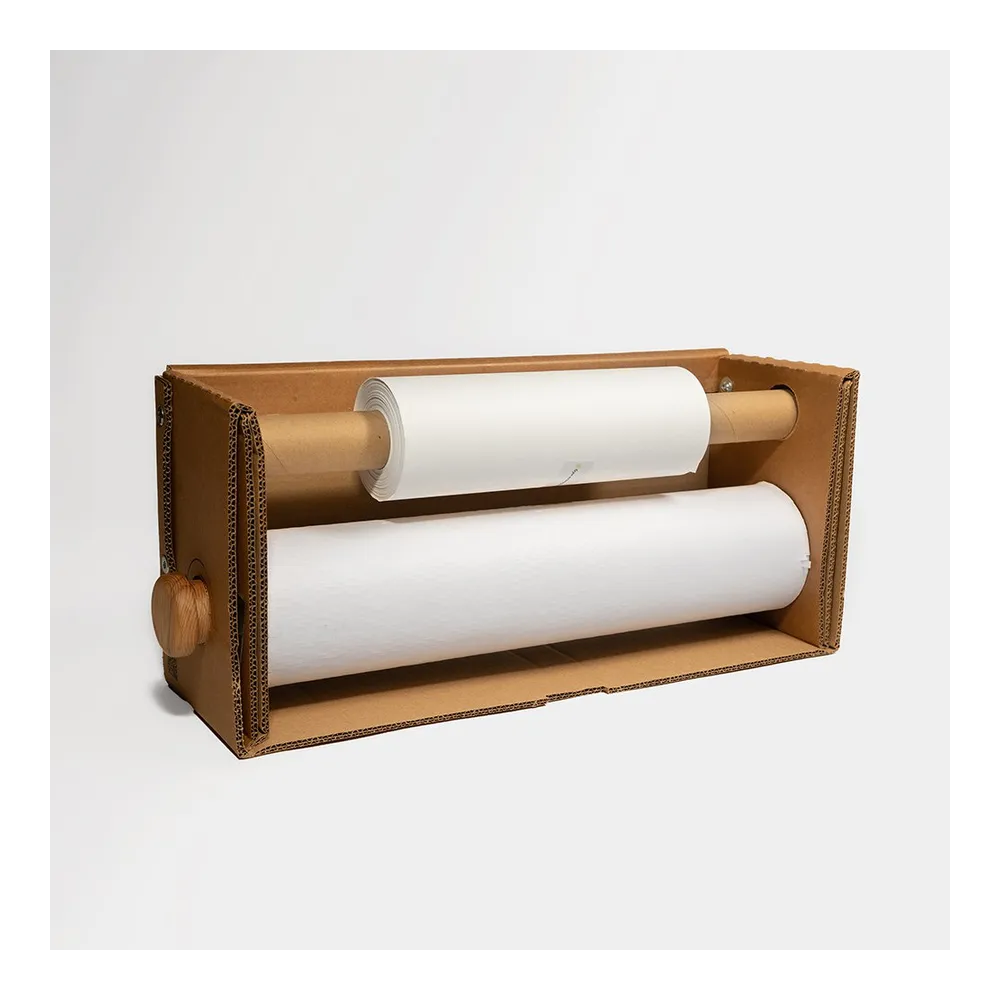 PerfectoBox2 (сетчатая крафт-бумага + тишью) белая/белая, 134 м